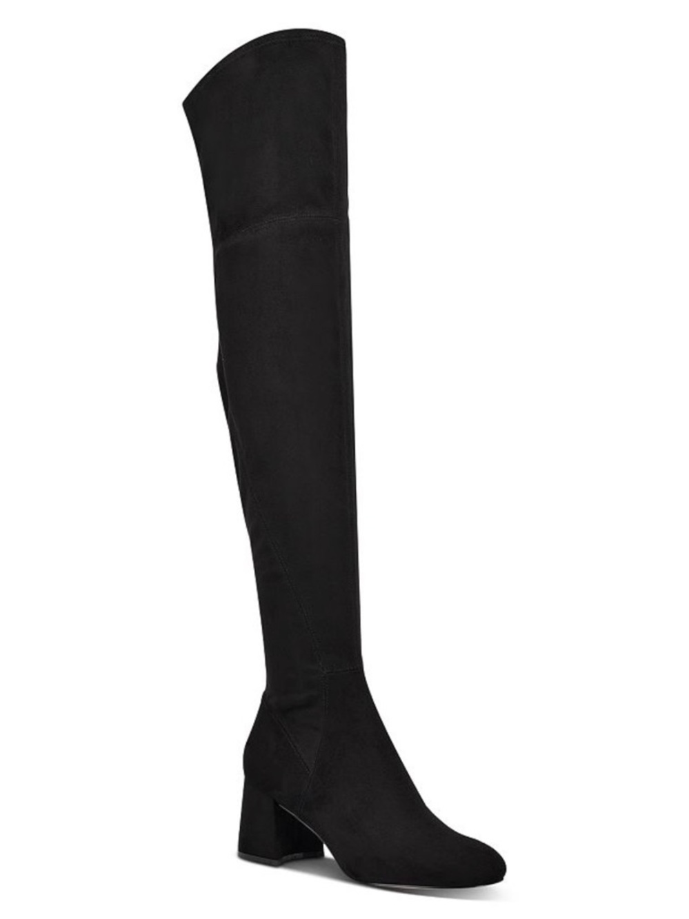 MARC FISHER Yahila Over-the-Knee Suede Block Heel Boots